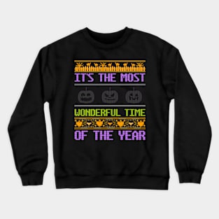 Halloween Most Wonderful Time Crewneck Sweatshirt